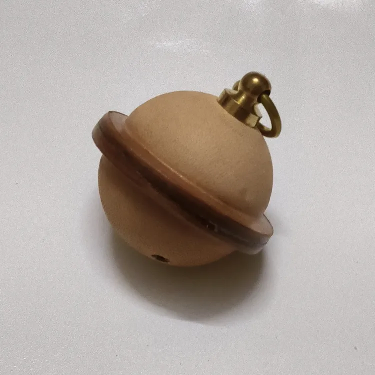 头层牛皮定型铃铛 复古风可爱风包挂件便携款手工清新风
