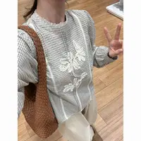 【歡囍】秋上新后背排扣设计立体手工盘花小衫