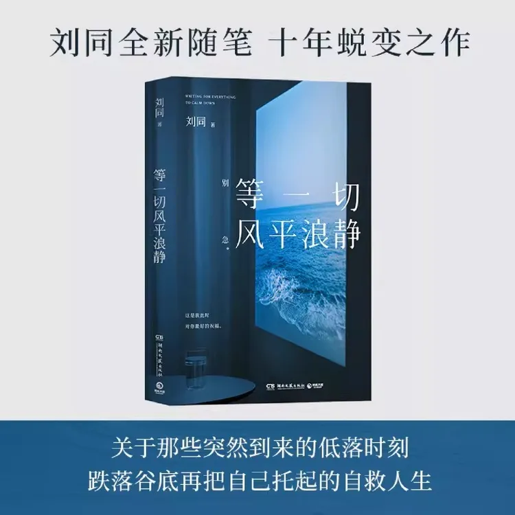 等一切风平浪静 刘同新书 写给不想放弃的人清理内心藤壶人生低