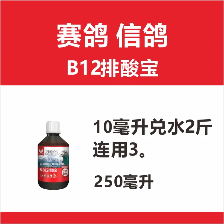 赛鸽排酸宝B12排酸宝血铁排酸宝赛鸽用品