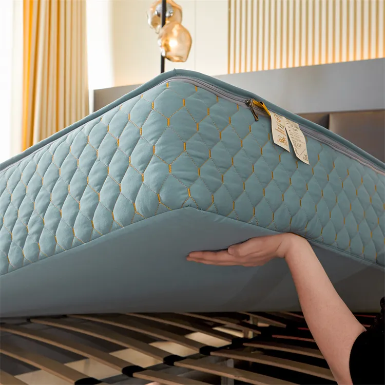 2025新款六面全包拉链床笠罩席梦思床垫保护套床罩加厚防滑透气