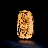 吊坠925银 胜利饼吊坠（镀金）