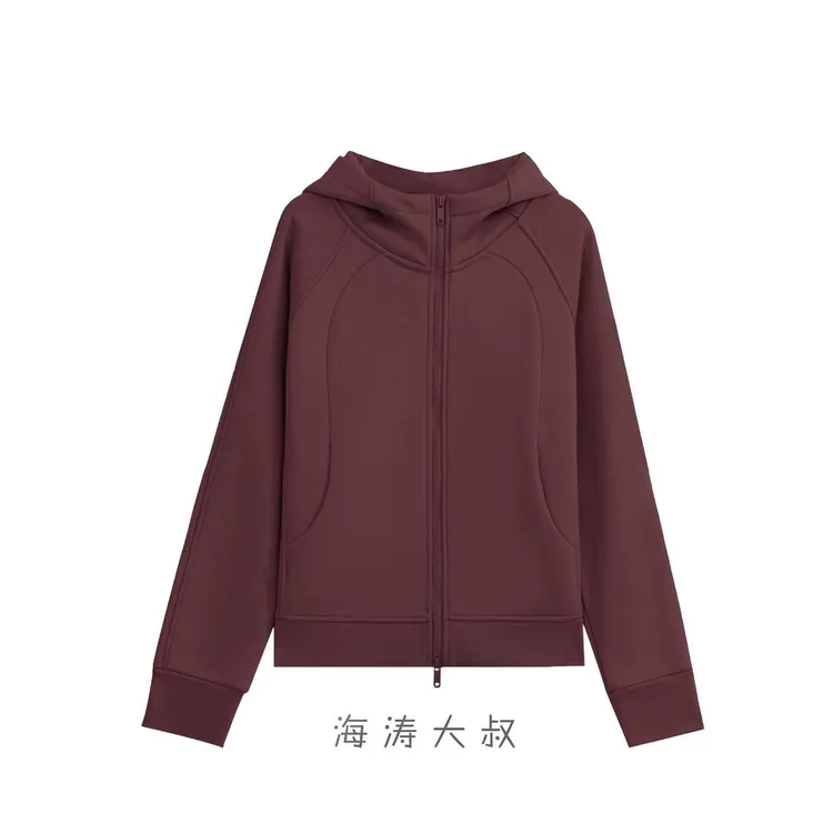 【海涛大叔】「天花板系列」摇粒绒加厚拉链连帽卫衣 MZL639