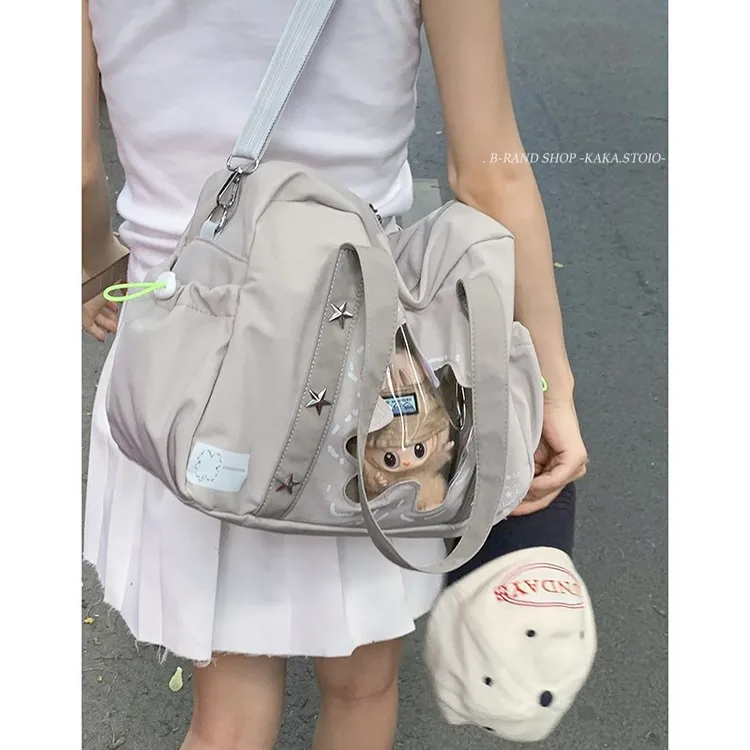 韩系包包女款爆款2025新款大容量通勤包百搭时尚单肩包出游旅行包