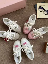 百匡品牌单！乳胶鞋垫！网感女孩~厚底板鞋女休闲百搭透气德训鞋