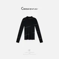 COCO ZONE刘一一【100美丽诺羊毛】基础款毛织上衣CD2A1778
