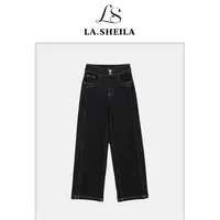 LA.Sheila加厚宝宝绒纸片人牛仔裤253-KZ/1013-96033