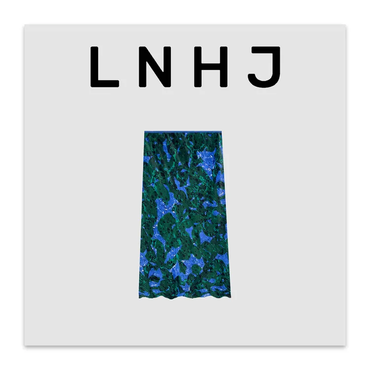 （反季不退换）LNHJ【无尽夏】时尚松紧腰真丝后开叉H型半身裙