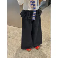 253-蜜桃汁童装2025年秋季新款韩版甜美休闲牛仔裤-5830深灰色