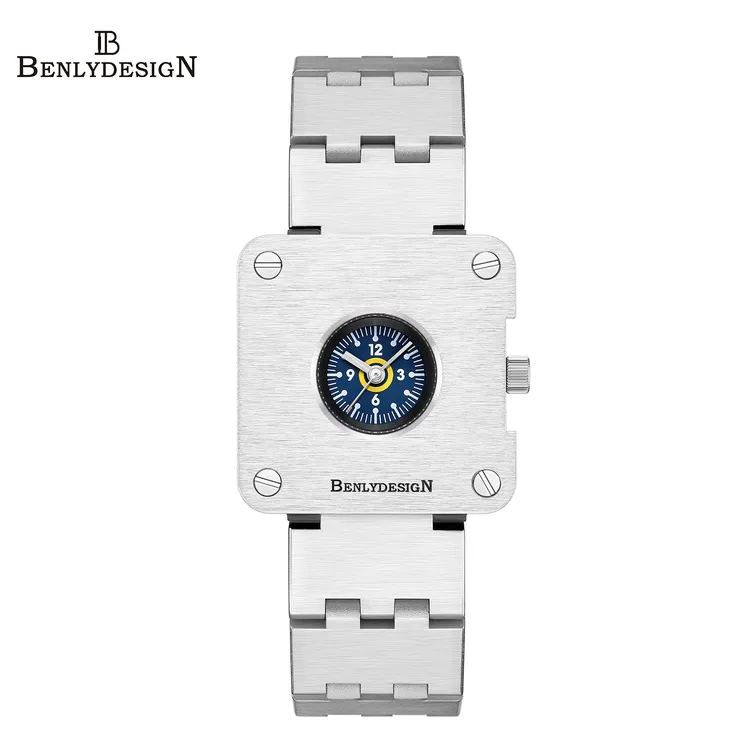 IB BENLYDESIGN复古潮流小众设计方形简约休闲百搭学生防水腕表M3