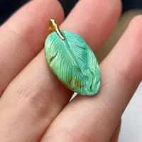 18K金镶嵌绿松石珠宝奇石