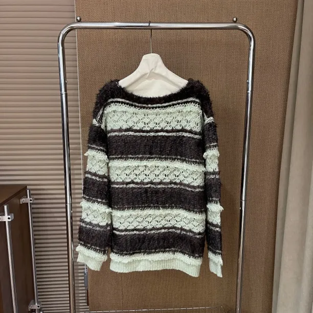 有尾｜新款节日感毛织套头衫（含立体花朵）2125412