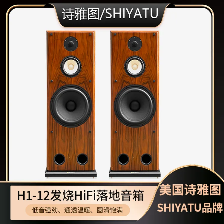 SHIYATU/诗雅图12寸三分频落地音箱hifi发烧级高保真音质