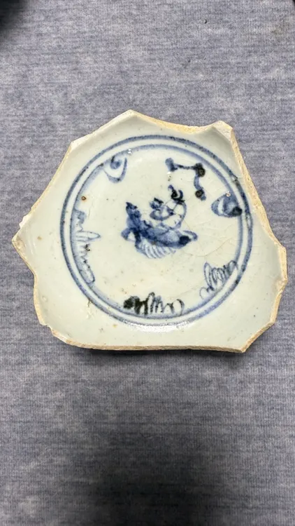 青花标本瓷片用于学习