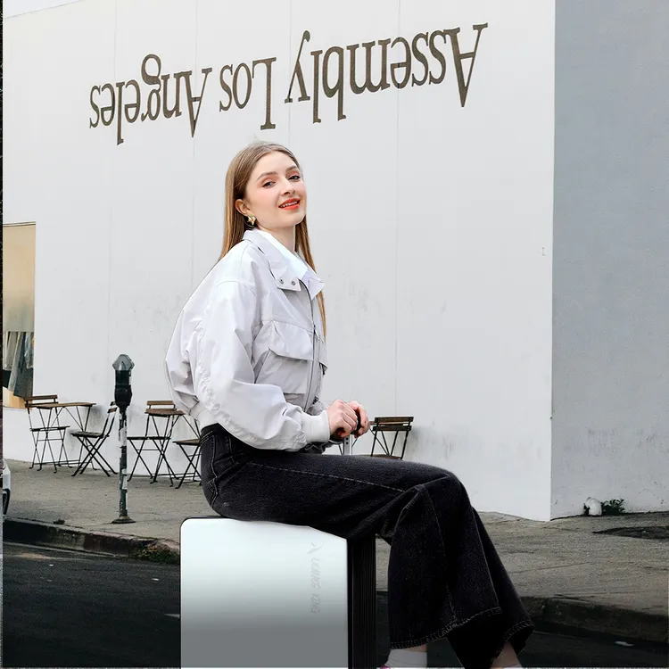 【明星同款】智能电动行李箱升级版可登机续航15km（脚踏版）可登机