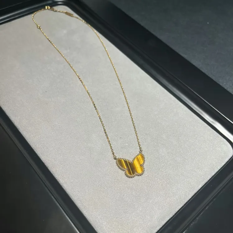 合金项链 2439【Lucky Alhambra蝴蝶项链】幸运健康财富与爱