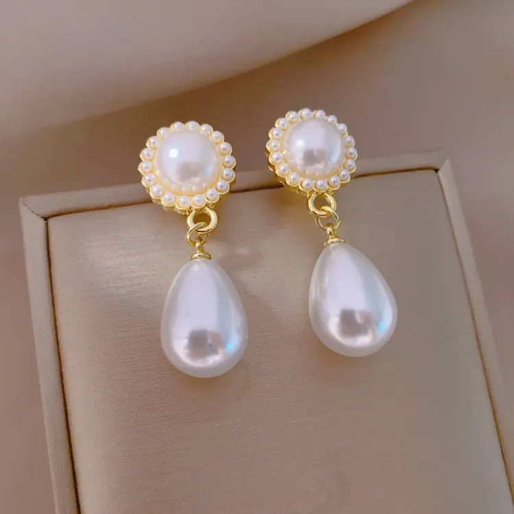 非金属仿珍珠耳饰 耳钉2025新款爆款高级感轻奢小众高级感