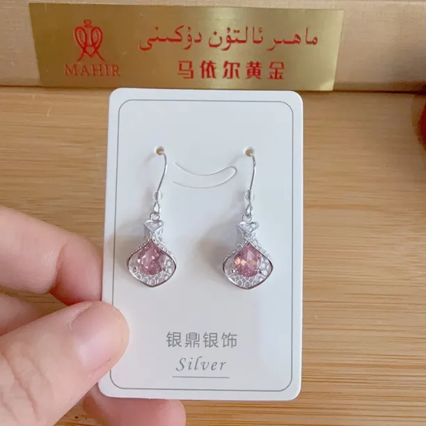 足银耳饰 足银耳环（395号）
