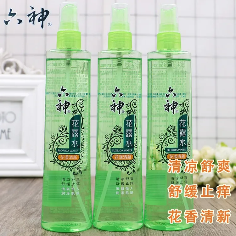 正品六神花露水花香止痒花漾清新香型花露水喷雾180ml夏季清凉