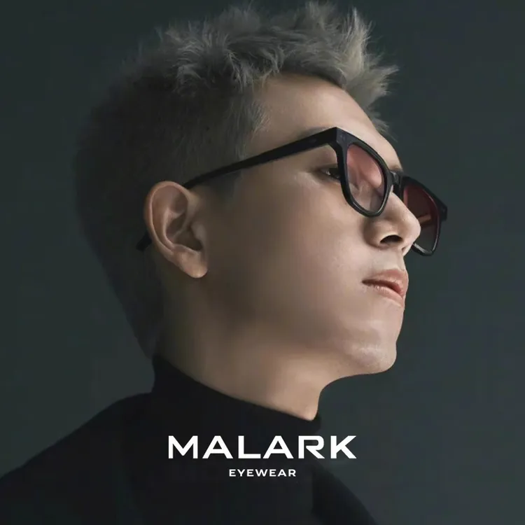 李现同款gm黑框眼镜男近视可配度数黑色高级感潮流韩版小框女墨镜商品图