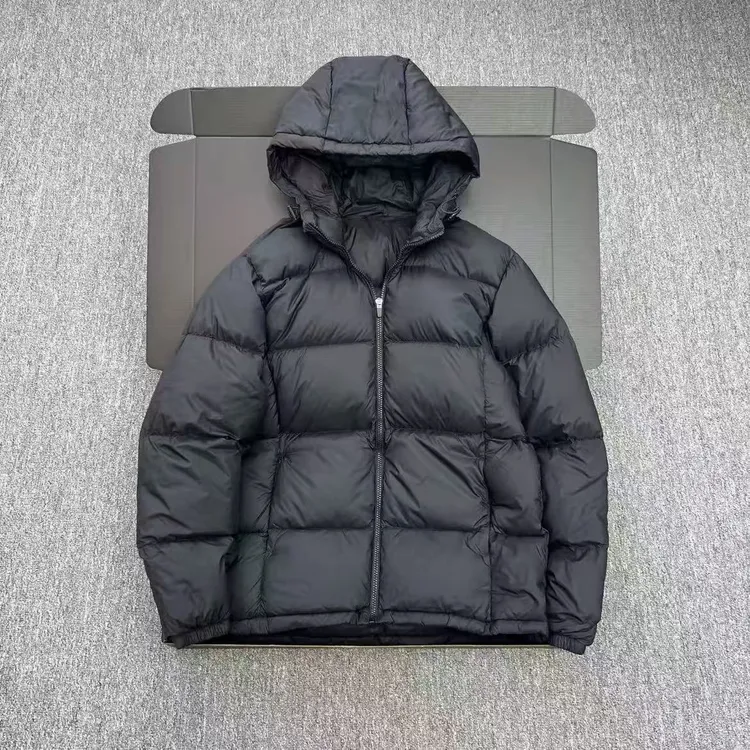 日单泡芙 85白鸭绒 男士连帽加厚保暖连帽羽绒服