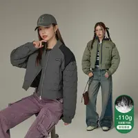 4001【金拐子专属】CHUU字母刺绣设计90鸭绒学院风羽绒服-F