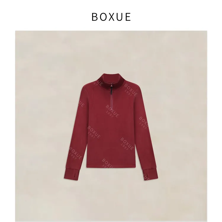 BOXUE“寓言”2025秋冬高级感立领轻奢卫衣#251016WY5712