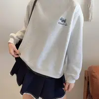 3711圆领刺绣小马卫衣（衣长60左右）