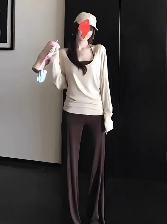 大码早秋辣妹上衣裤子套装Q