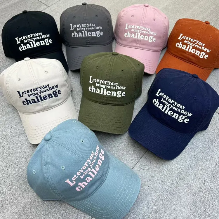 【challenge】大头围棒球帽男女款 加深软顶全棉显脸小刺绣鸭舌帽