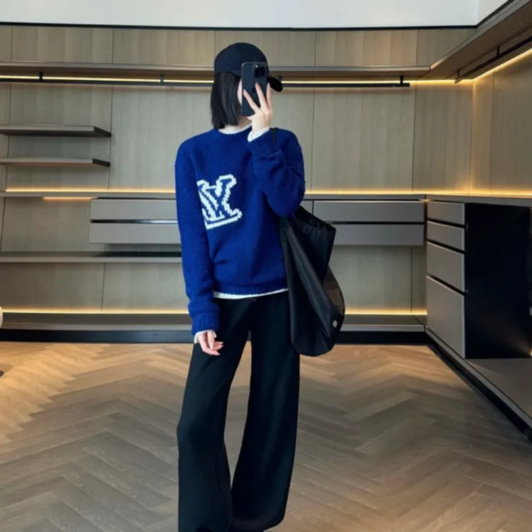 99新 LouisVuitton/路易威登 圆领羊毛衫毛衣M码 06740 