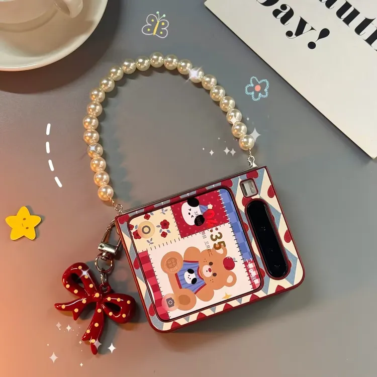 适用华为PuraX手机壳新款purax典藏版阔折叠菱格小爱心皮纹保护壳