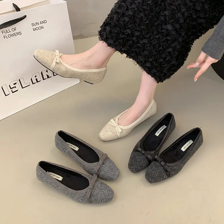 法式小香风浅口粗跟单鞋女2025秋冬季新款加绒女鞋子百搭玛丽珍鞋