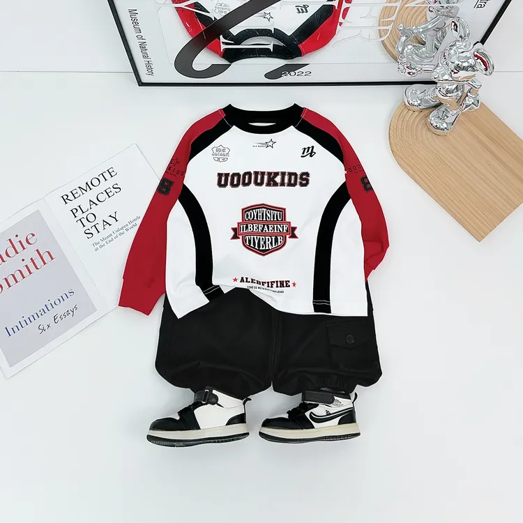 男童长袖T恤2025新款秋装儿童春秋打底衫 ABQ25953Z 悠悠童话童装