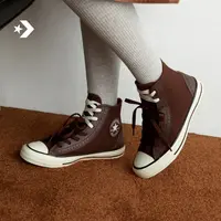 匡威AllStar秋冬新品加绒高帮男女休闲板鞋CONVERSE A17913C
