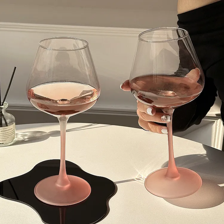 高颜值法式高脚杯家用红酒杯创意香槟杯浪漫甜酒杯子情侣葡萄酒杯