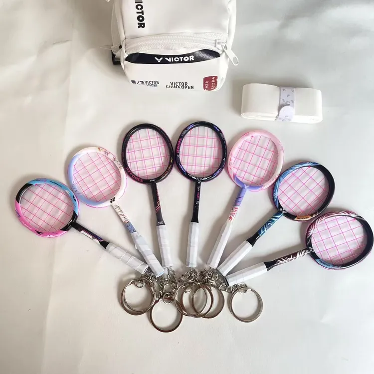 迷你羽毛球拍100zz龙牙77pro雷霆80缪斯可送球搭子礼物球包挂件