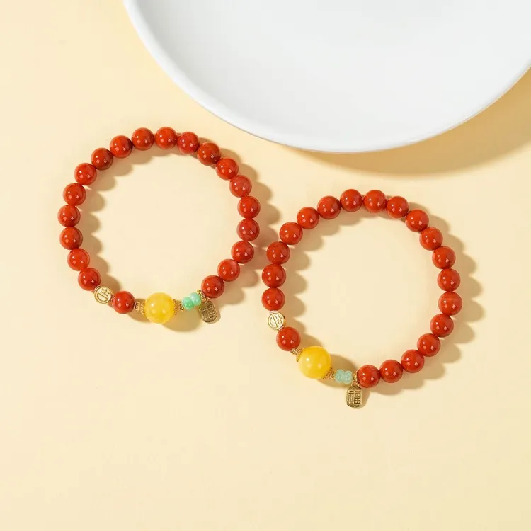 【云上叙】南红手串-多样性发其一-7mm-V62224-M（甄选）