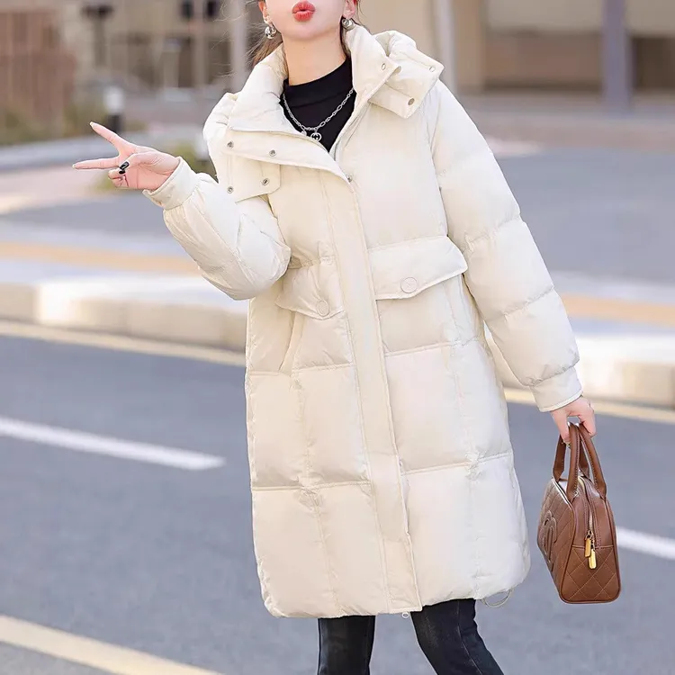 波司登极地长款羽绒服女款女装新款韩版高级感嘉兴鸭绒女高级感