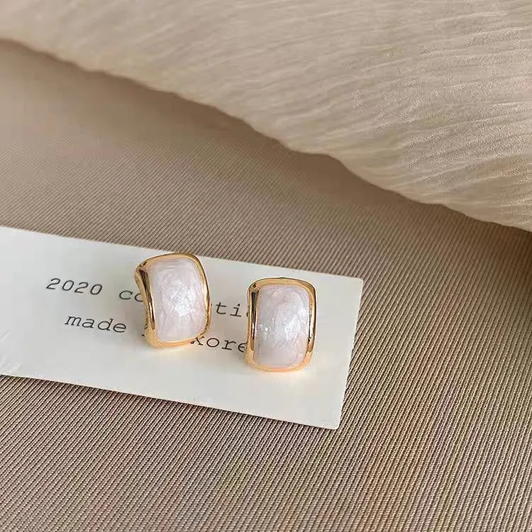 铜合金耳饰 【D5】时尚气质温柔精致轻奢红豆耳环