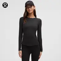 Hold Tight 女士紧身剪裁长袖 T 恤丨lululemon丨LW3JA6S