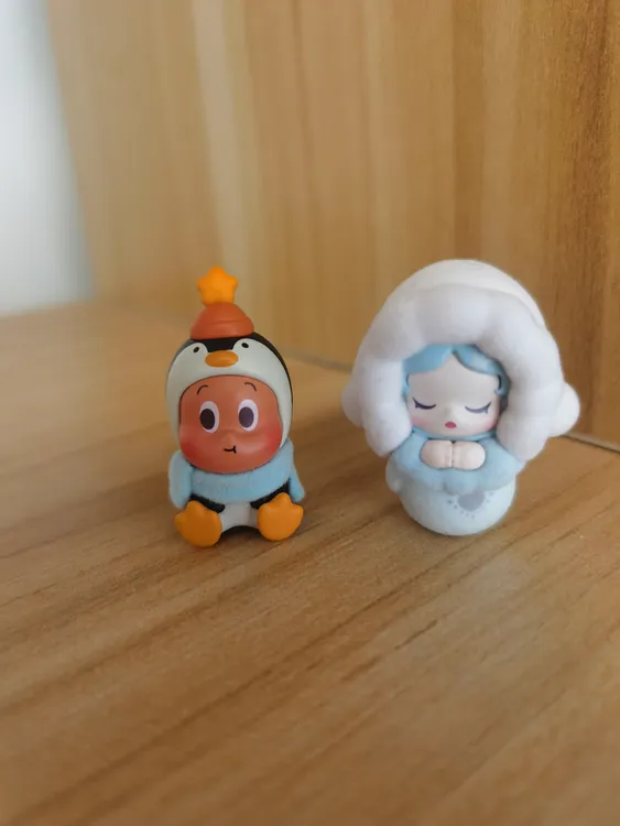 ｛代拆｝毛绒绒暖呼呼萌粒手办摆件