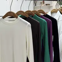 【丽姐女装】绵柔天丝羊毛打底｜舒适与高级感 秋冬Q弹打底T恤T0288