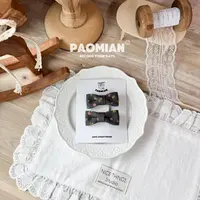 宝藏发夹｜白色发卡儿童头饰时尚简约可爱百搭蓝色小抓夹复古发夹