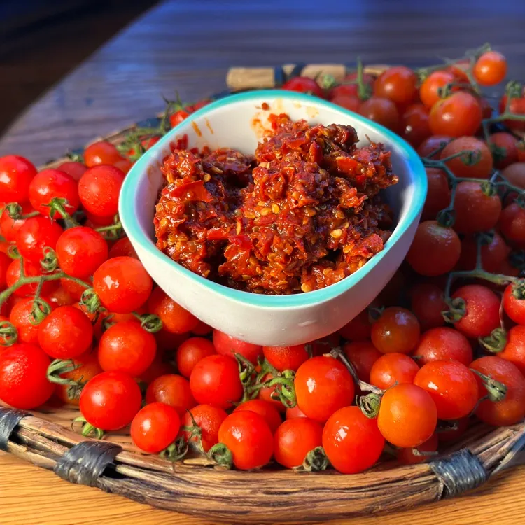 贵州特产小西红柿糍粑辣椒火锅炒菜辣椒鲜香香辣美味好吃糍粑辣椒