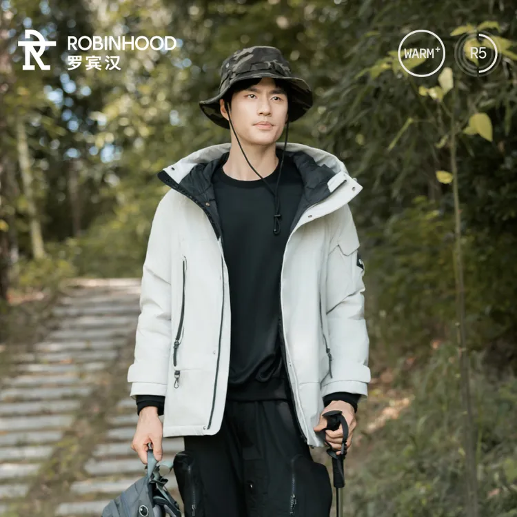 罗宾汉羽绒服新款时尚户外情侣加厚防风保暖滑雪服运动休闲90鸭绒