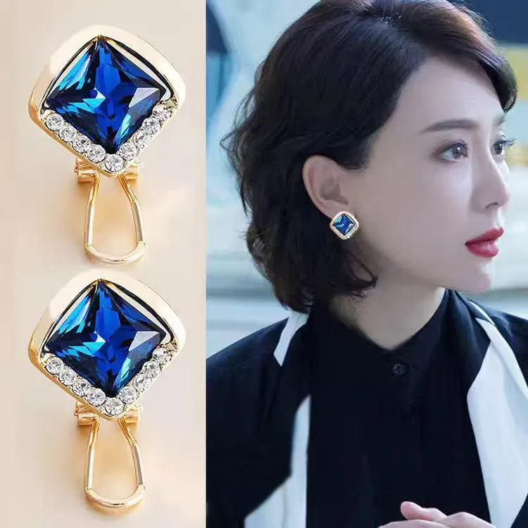 铜合金耳饰 羡然电镀工艺925银针2025耳环2025新款爆款高级感231