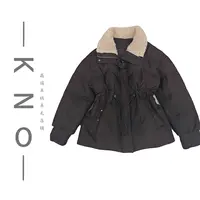 【KNO】冬季新款毛领收腰款三色羽绒服休闲保暖