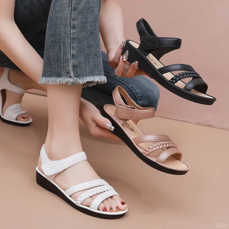 凉鞋女款2025新款爆款凉鞋女夏外穿气质凉拖鞋女士外出凉鞋女凉鞋