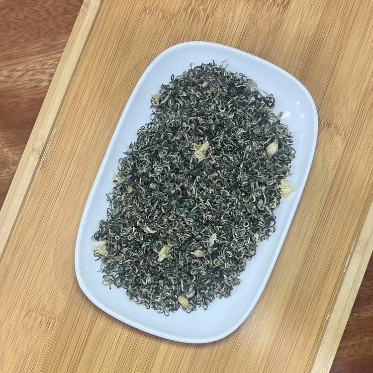 新茶茉莉花茶宫廷飘雪九窨飘雪王花香四溢